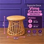 Suporte de Doce Grande de Vime - imagem 1