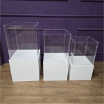 Alugue Trio de Mesa Cubo Expositor de Acrílico - imagem 2