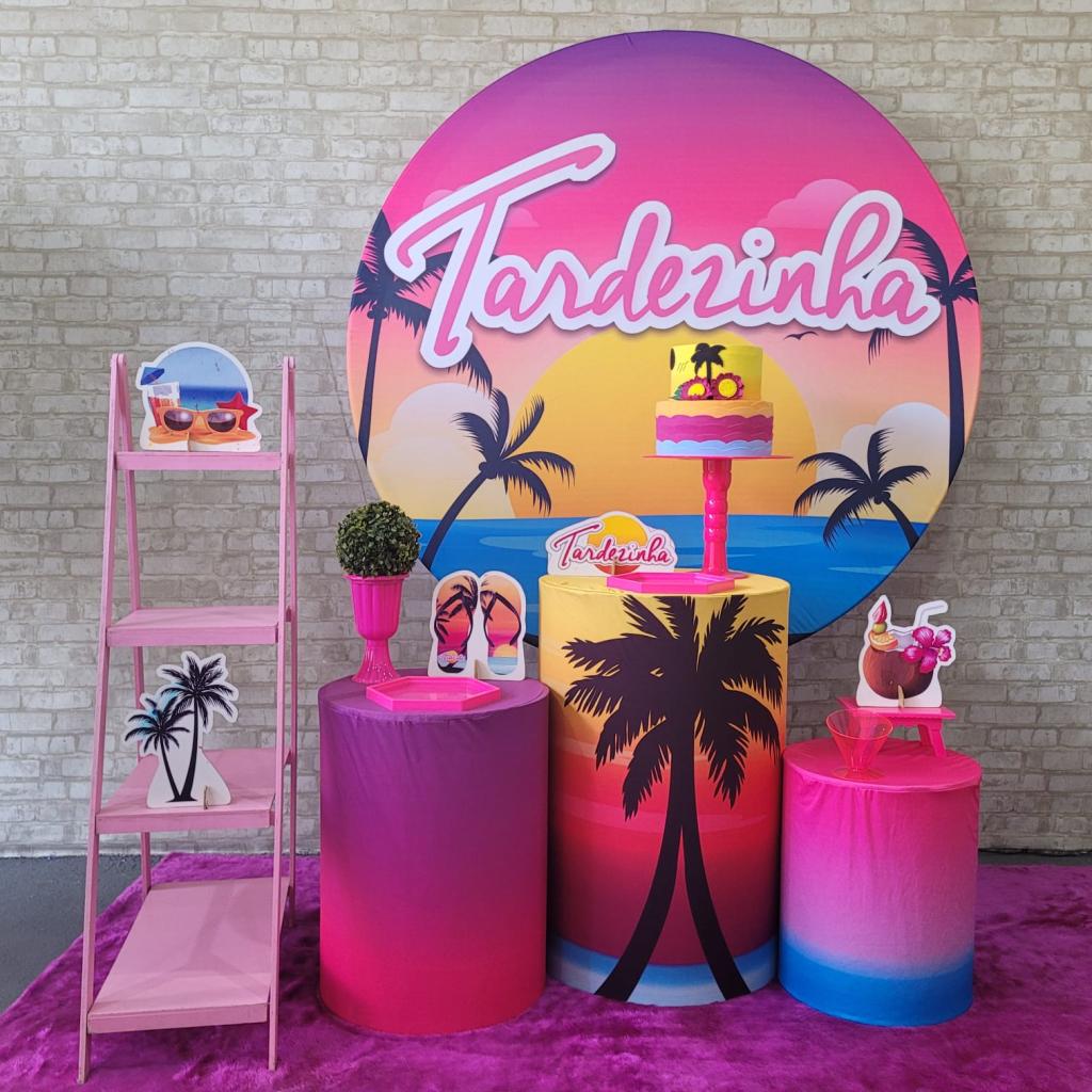 Alugue Tema Para Festa Decoração Tardezinha Tecido ( Modelo 2 ) - Tallentos Decorações 