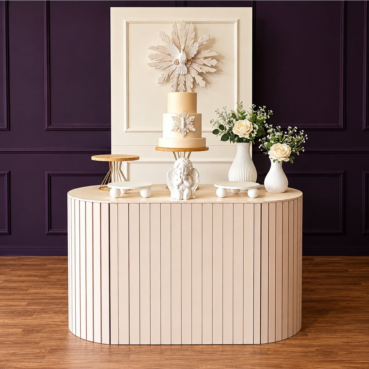 Alugue Tema Para Festa Decoração Batizado Tecido ( Modelo 7 ) - Tallentos Decorações 
