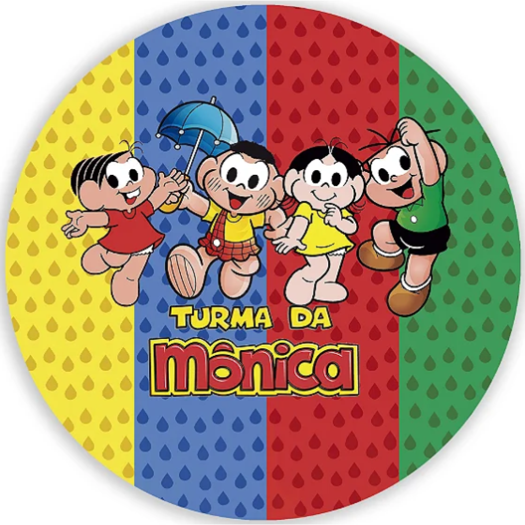 Mini Painel Turma da Monica (50Cm) - Tallentos Decorações 
