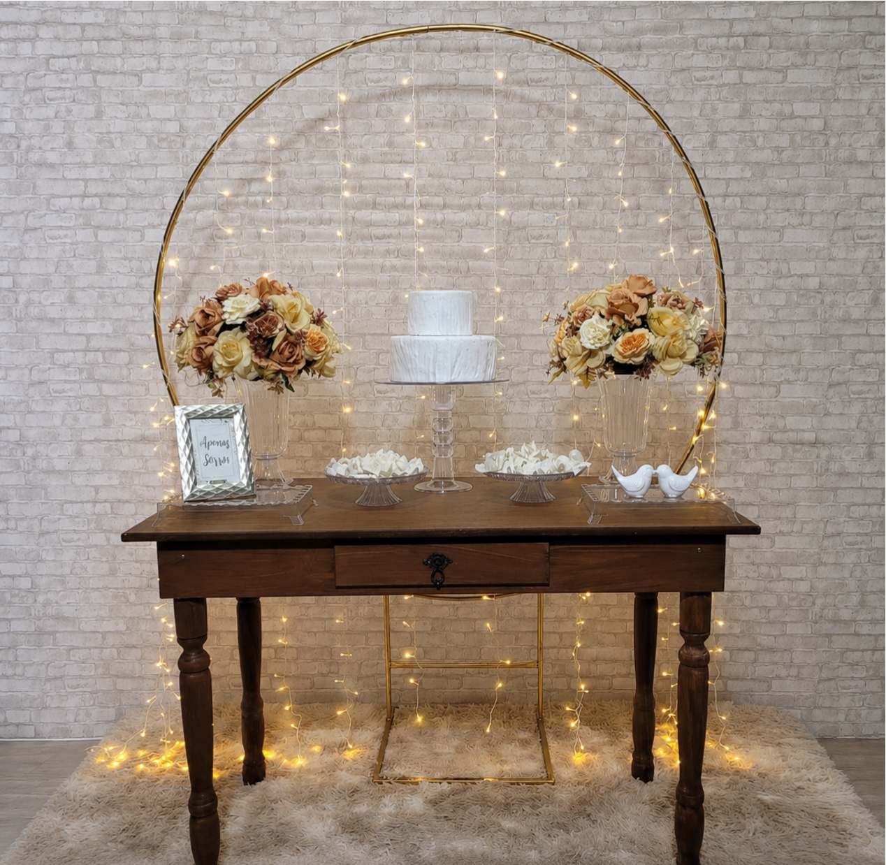 Alugue Uma Decoração Para Casamento Ou Noivado Rustico ( Modelo 02 ) - Tallentos Decorações 