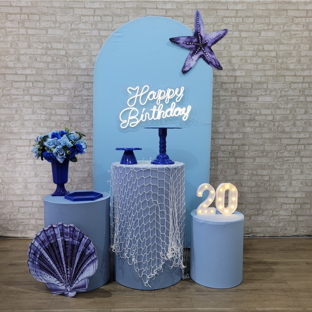 Alugue Tema Para Festa Decoração Fundo Do Mar Adulto ( Modelo 4) - Tallentos Decorações 