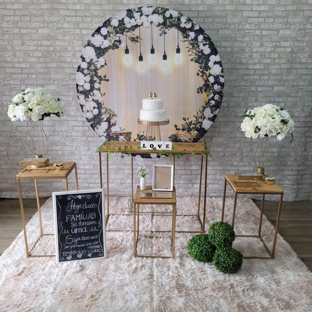 Alugue Uma Decoração Para Casamento Ou Noivado ( Modelo 11 ) - Tallentos Decorações 