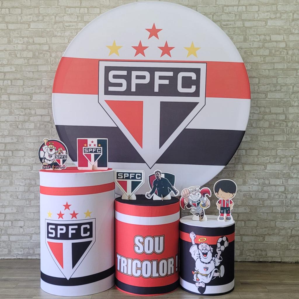 Alugue Tema Para Festa Decoração São Paulo Tecido ( Modelo 1 ) - Tallentos Decorações 