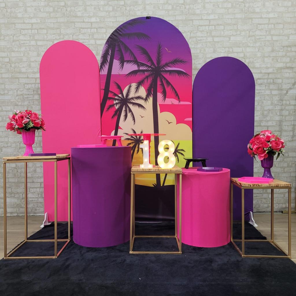 Alugue Tema Para Festa Decoração Tardezinha Tecido ( Modelo 4 ) - Tallentos Decorações 