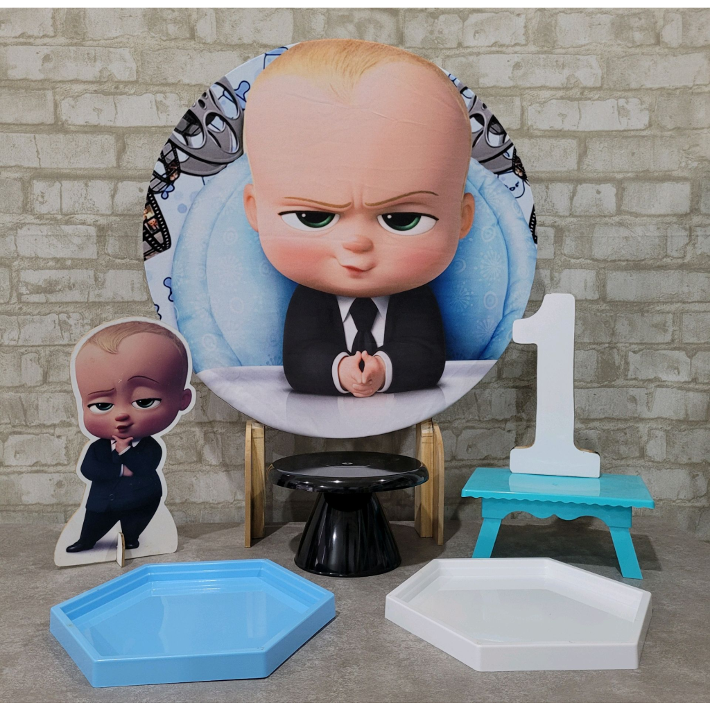 Alugue Tema Para Festa Na Mesa Decoração Poderoso Chefinho - Tallentos Decorações 