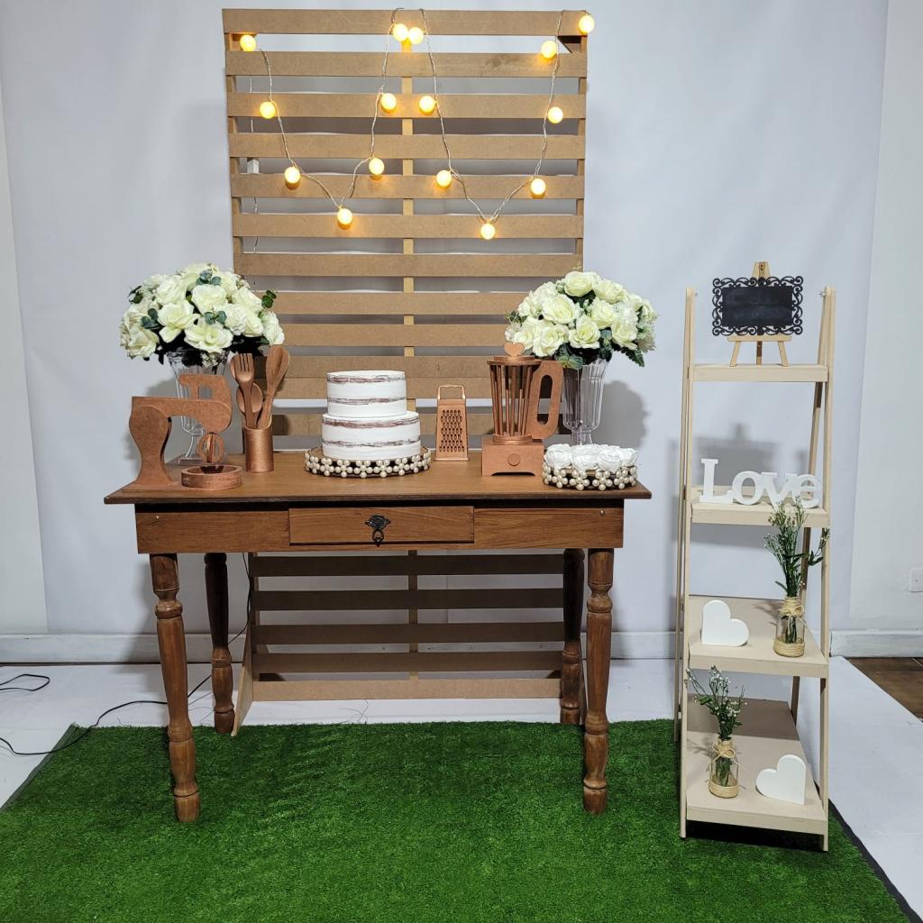 Alugue Tema Para Festa Decoração Chá de Cozinha Tecido ( Modelo 3 ) - Tallentos Decorações 