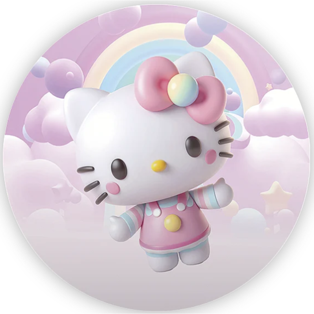 Mini Painel Hello Kitty (50Cm) - Tallentos Decorações 