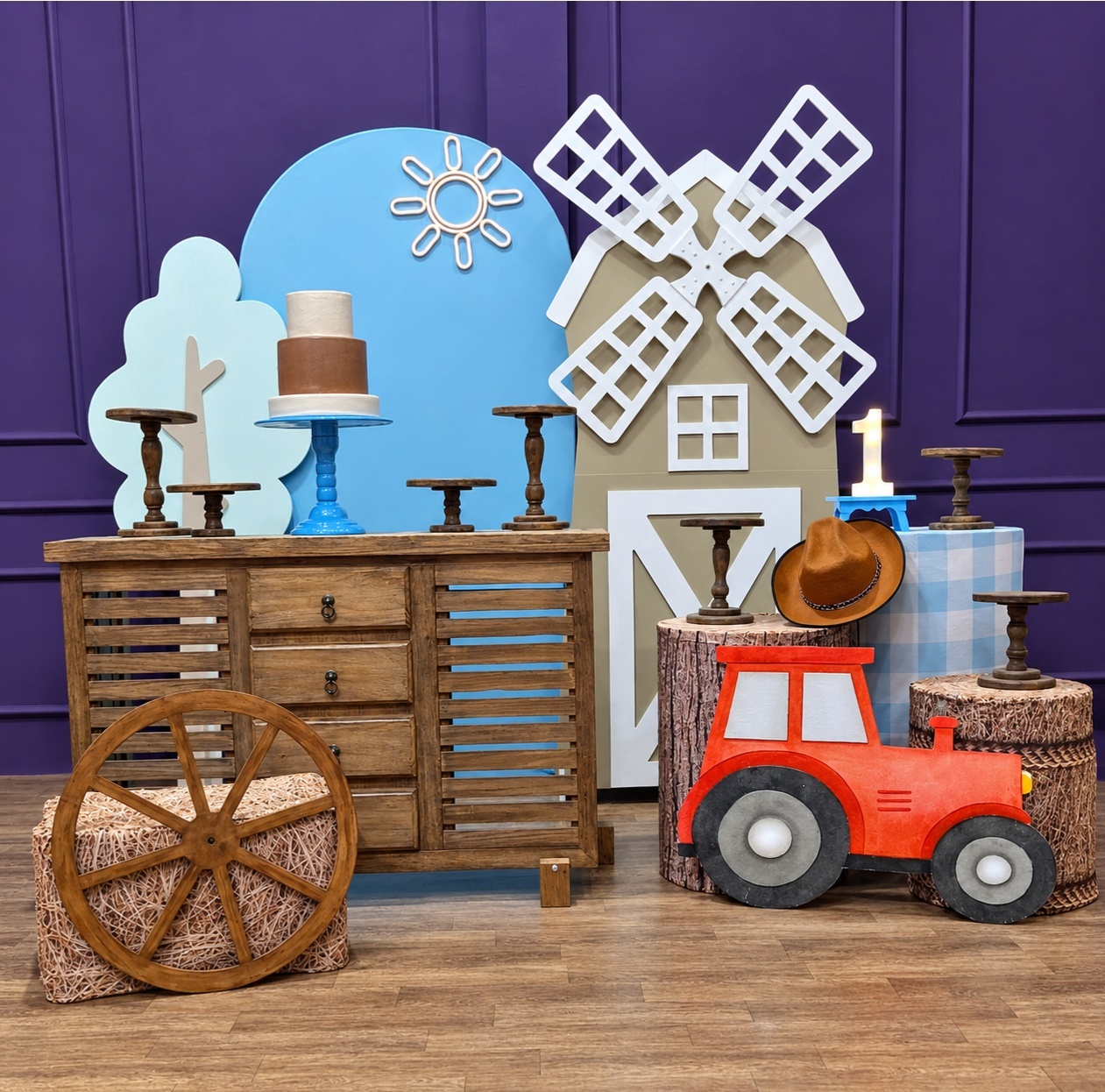 Alugue Tema Para Festa Decoração Fazendinha 6 - Tallentos Decorações 