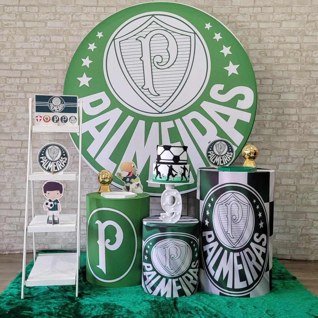 Alugue Tema Para Festa Decoração Palmeiras Tecido ( Modelo 2 ) - Tallentos Decorações 