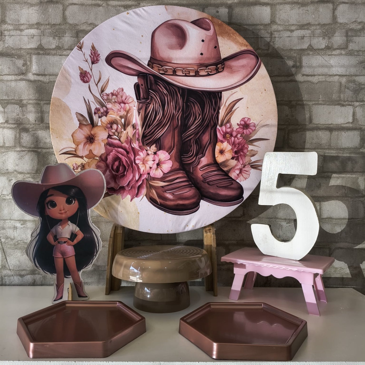 Alugue Tema Para Festa Na Mesa Decoração Boiadeira - Tallentos Decorações 