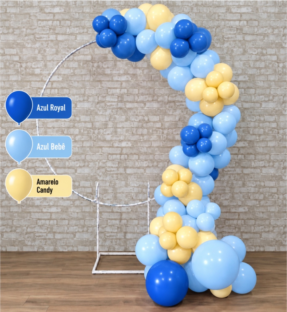 Arco de Balão Pronto Com 3 Metros Bluey - Tallentos Decorações 