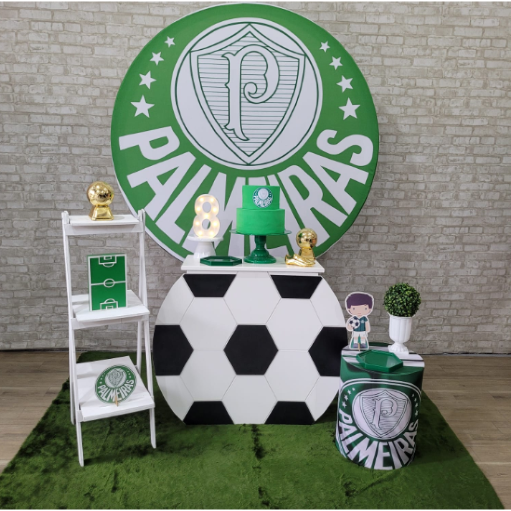Alugue Tema Para Festa Decoração Palmeiras Tecido ( Modelo 3 ) - Tallentos Decorações 