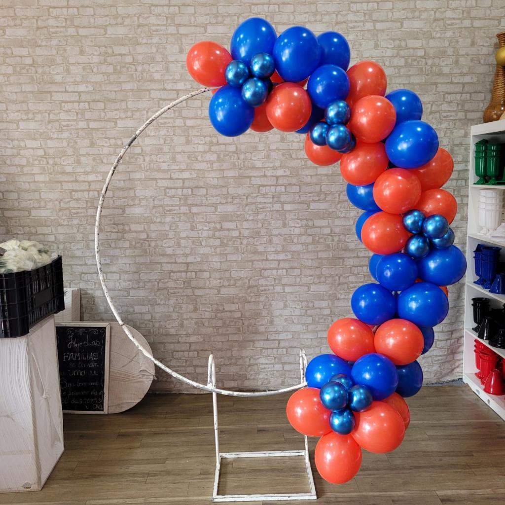 Compre Balão Para Festa Decoração 2 Metros Homem Aranha ( Cores Lisas ) - Tallentos Decorações 