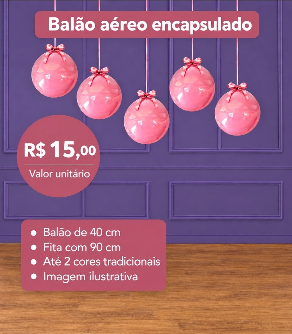 Compre Balão Esfera (Unidade) - Tallentos Decorações 