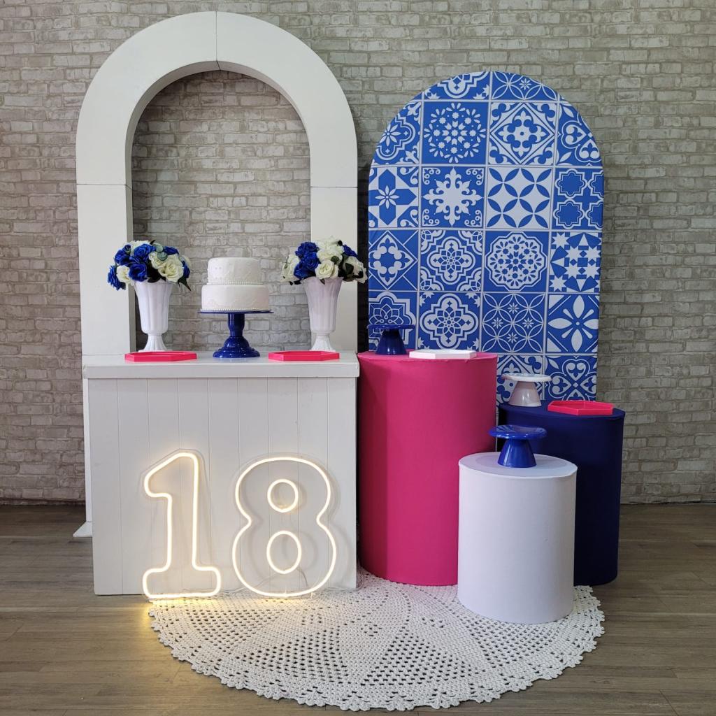 Alugue Tema Para Festa Decoração Mamma Mia Tecido ( Modelo 2 ) - Tallentos Decorações 