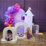 Alugue Tema Para Festa Decoração Enrolados Tecido ( Modelo 3 ) - imagem 1