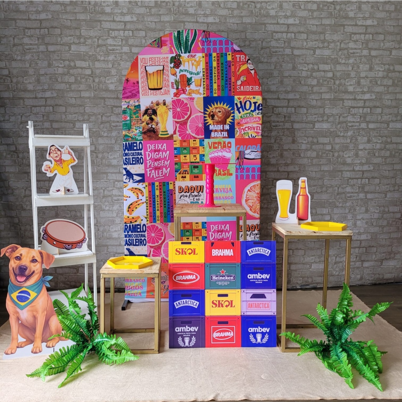 Alugue Tema Para Festa Decoração Brasilidades ( Modelo 01) - Tallentos Decorações 