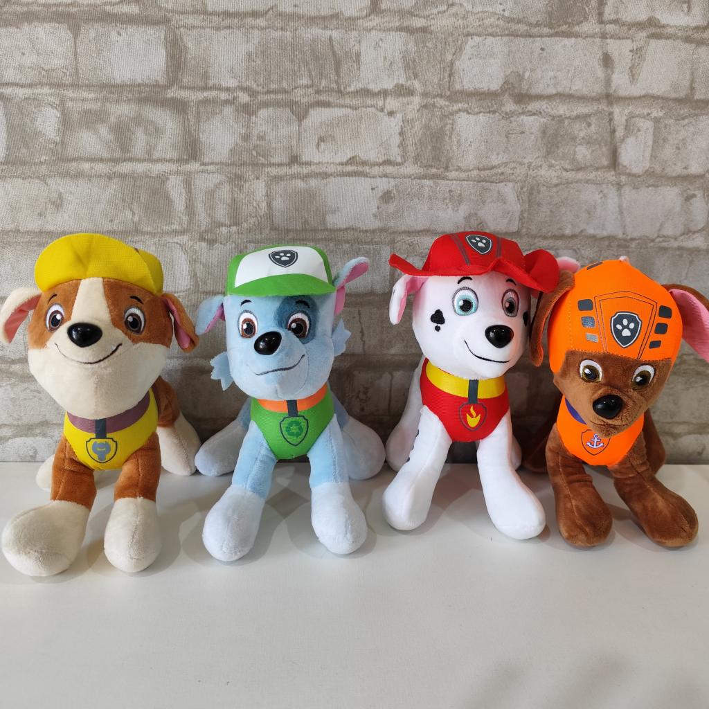 Alugue Kit Pelúcia Patrulha Canina - Rubble, Rocky, Marshall E Zuma - Tallentos Decorações 