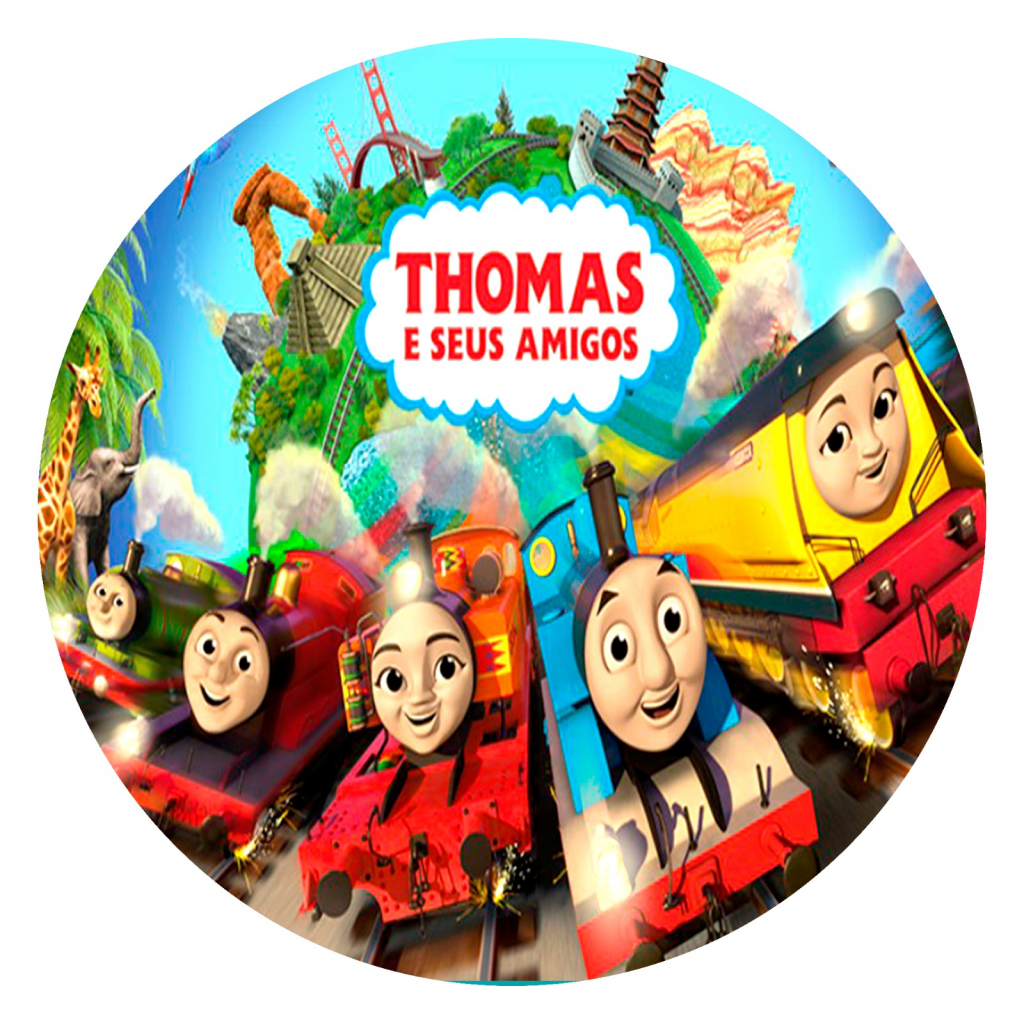 Banner Thomas E Seus Amigos - Tallentos Decorações 