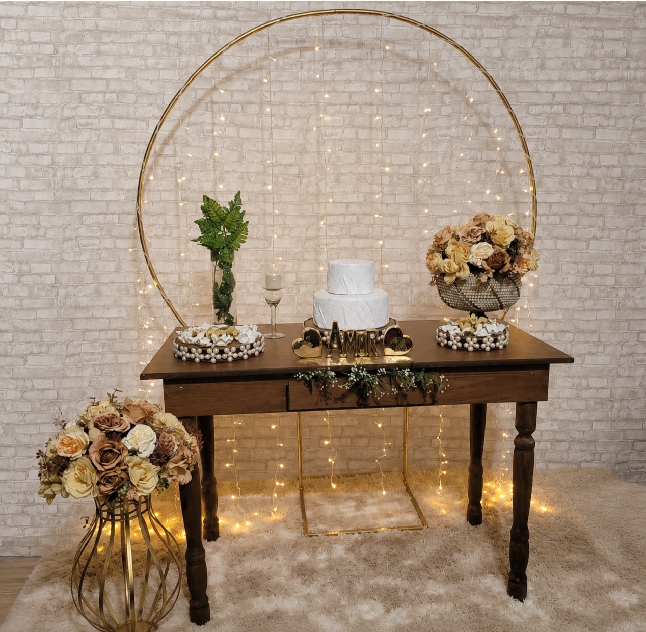 Alugue Uma Decoração Para Casamento Ou Noivado Rustico ( Modelo 03 ) - Tallentos Decorações 