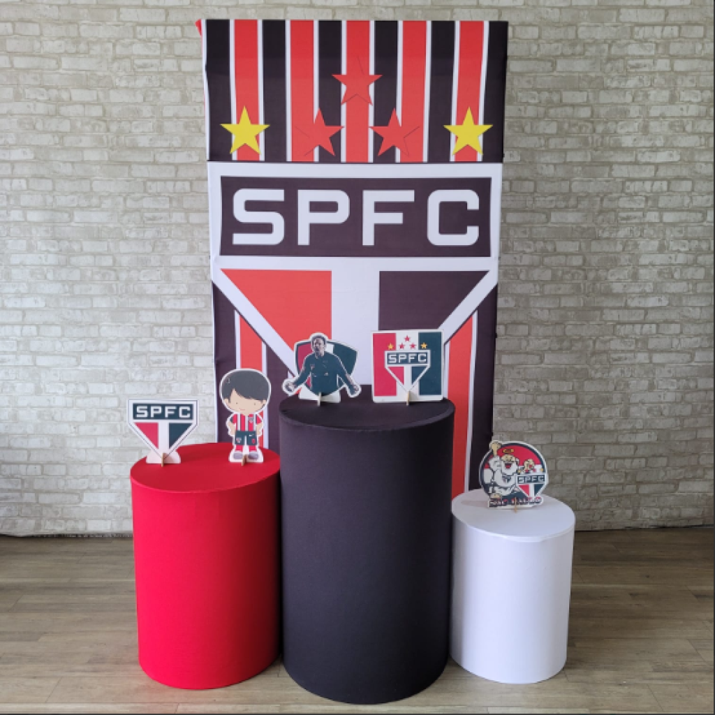 Alugue Tema Para Festa Decoração São Paulo Tecido ( Modelo 2 ) - Tallentos Decorações 