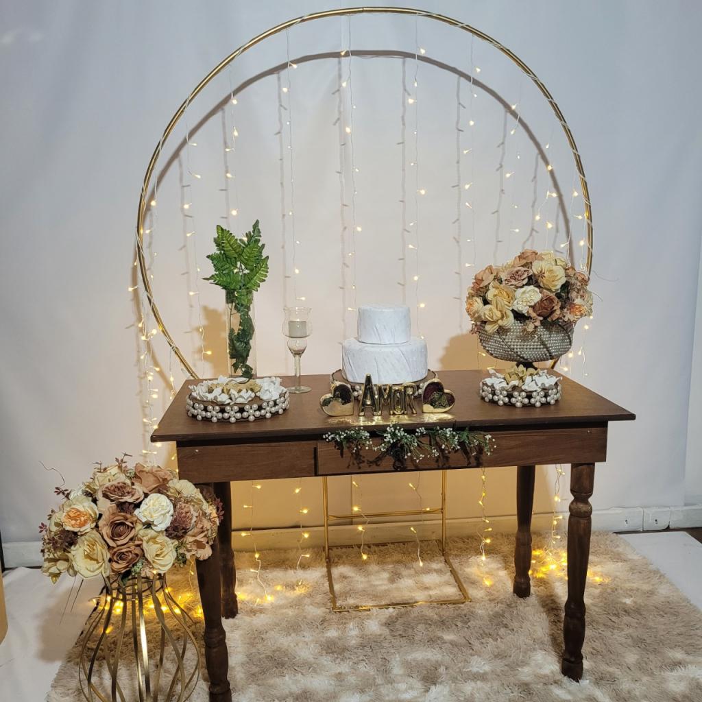 Alugue Uma Decoração Para Casamento Ou Noivado Rustico ( Modelo 03 ) - Tallentos Decorações 