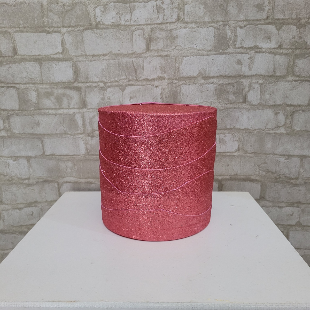 Alugue Bolo Fake Tema - Glitter Rose  - Tallentos Decorações 