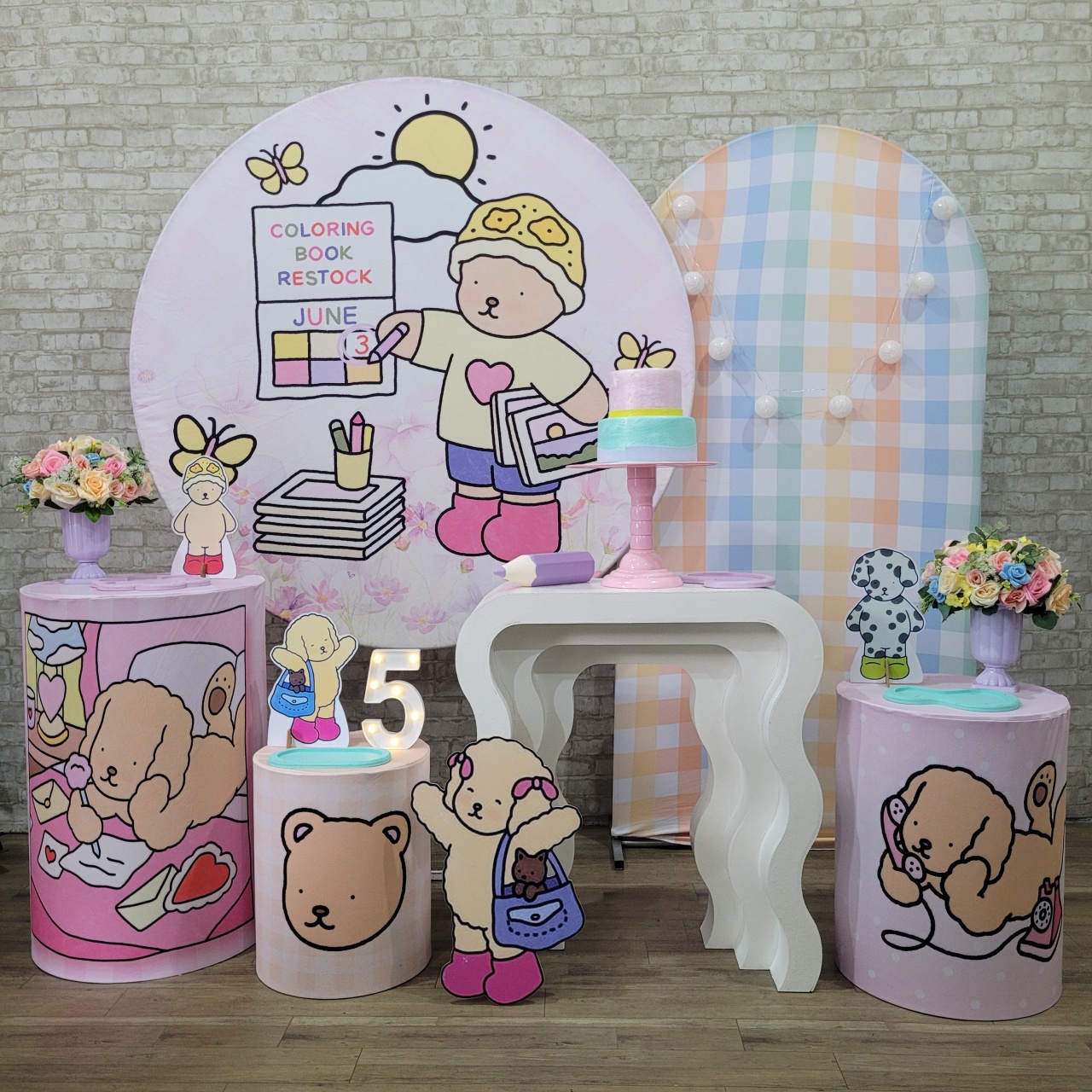 Alugue Tema Para Festa Decoração Bobbie Goods Tecido ( Modelo 5 ) - Tallentos Decorações 