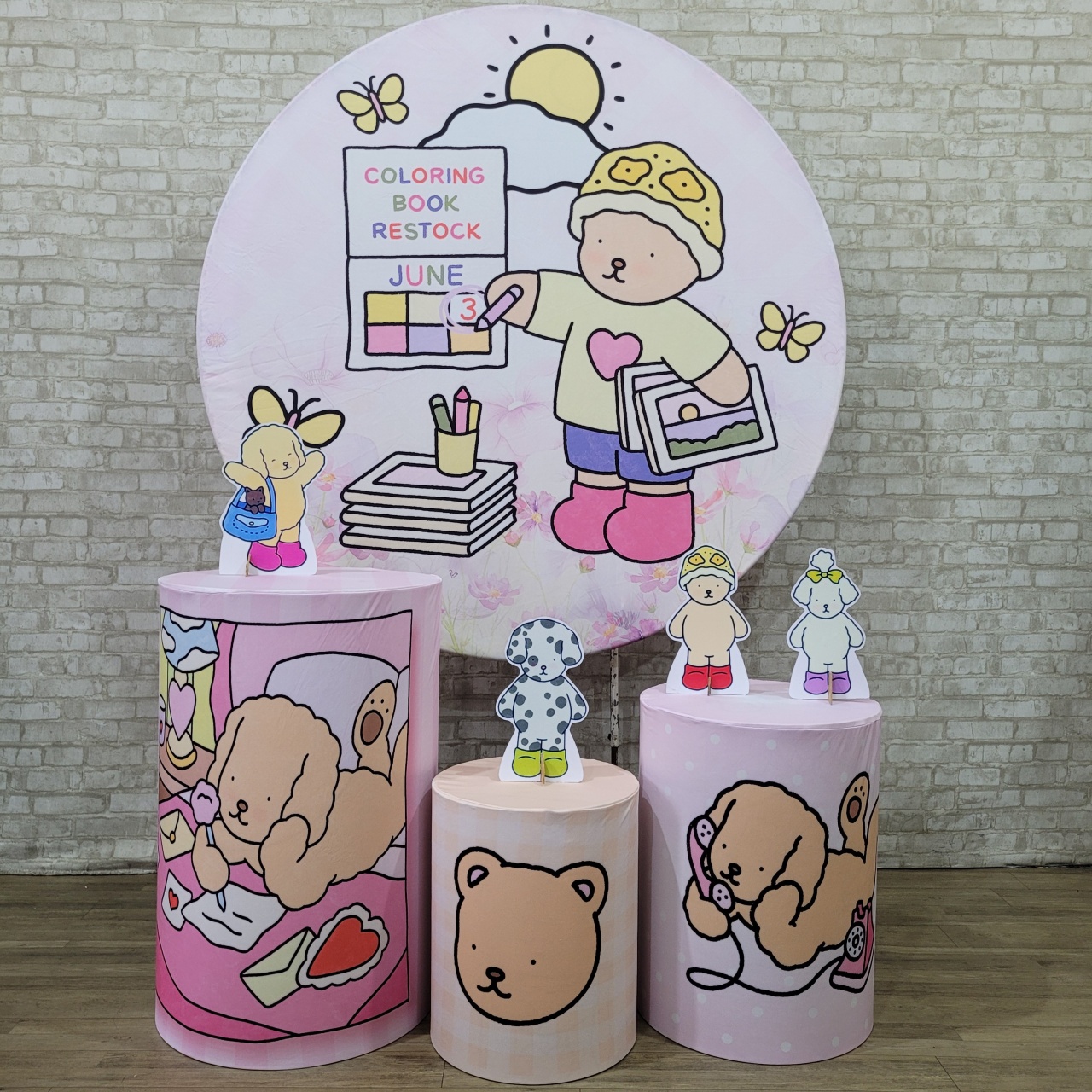 Alugue Tema Para Festa Decoração Bobbie Goods Tecido ( Modelo 1 ) - Tallentos Decorações 