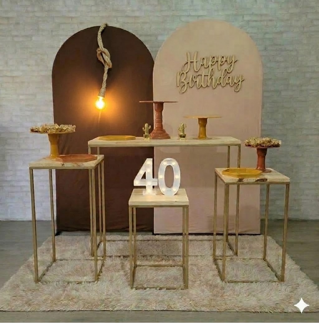 Alugue Tema Para Festa Decoração Happy Nude Tecido ( Modelo 5 ) - Tallentos Decorações 