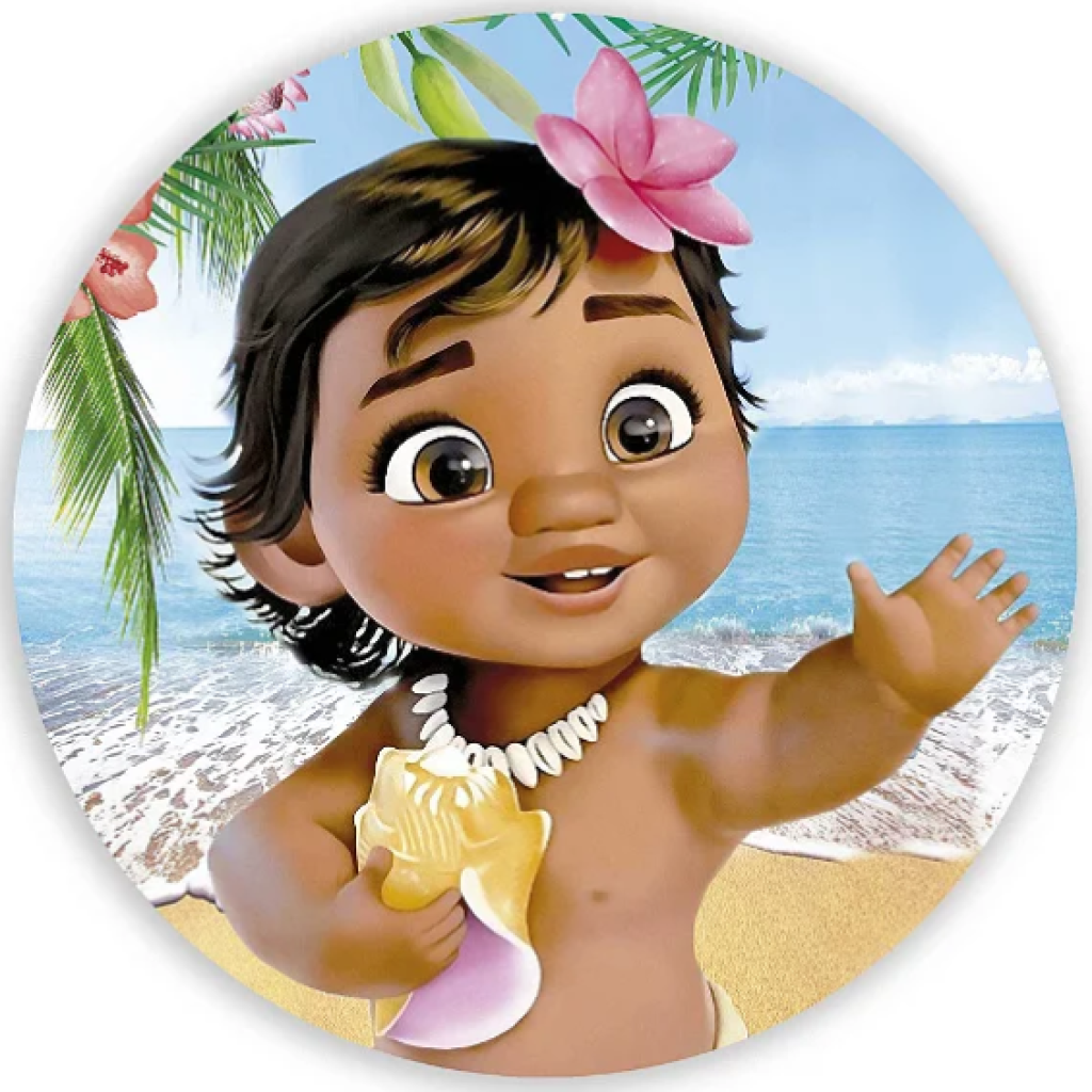 Mini Painel Moana Baby (50Cm) - Tallentos Decorações 