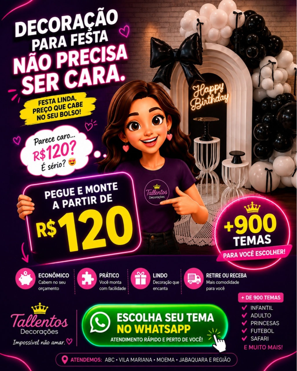 Móveis Para Festa Tallentos Decorações - Tallentos Decorações 