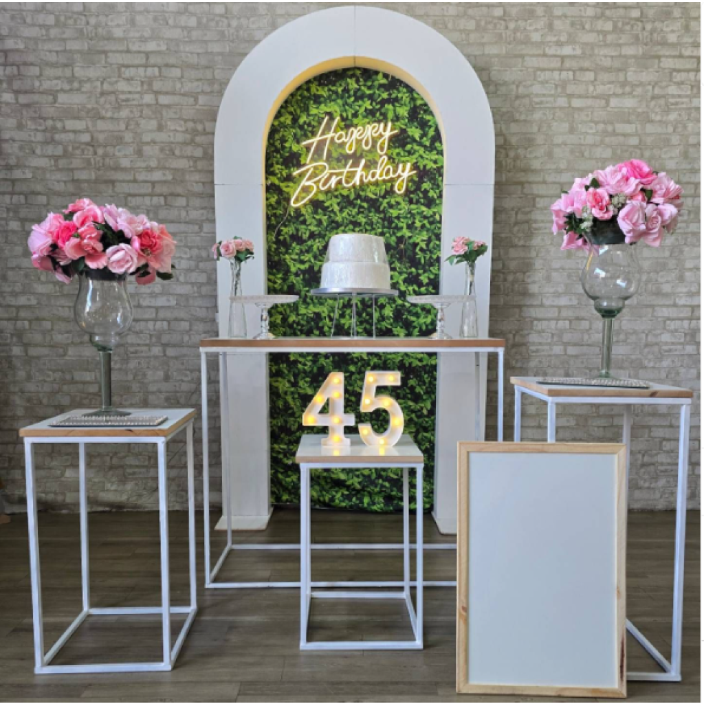 Alugue Tema Para Festa Decoração Happy Portal Tecido - Tallentos Decorações 