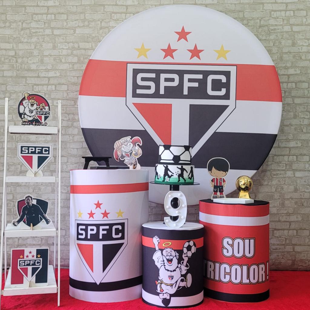 Alugue Tema Para Festa Decoração São Paulo Tecido ( Modelo 3 ) - Tallentos Decorações 