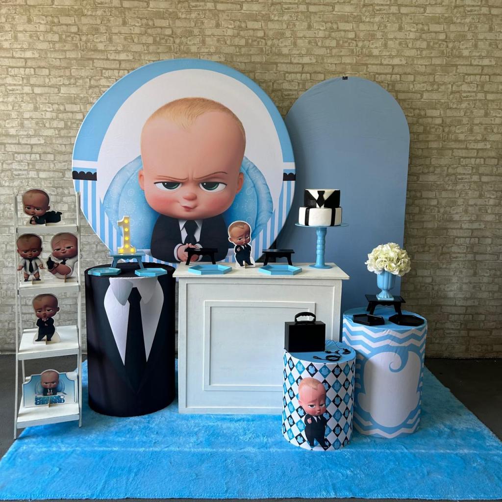 Alugue Tema Para Festa Decoração Poderoso Chefinho Tecido ( Modelo 3 ) - Tallentos Decorações 