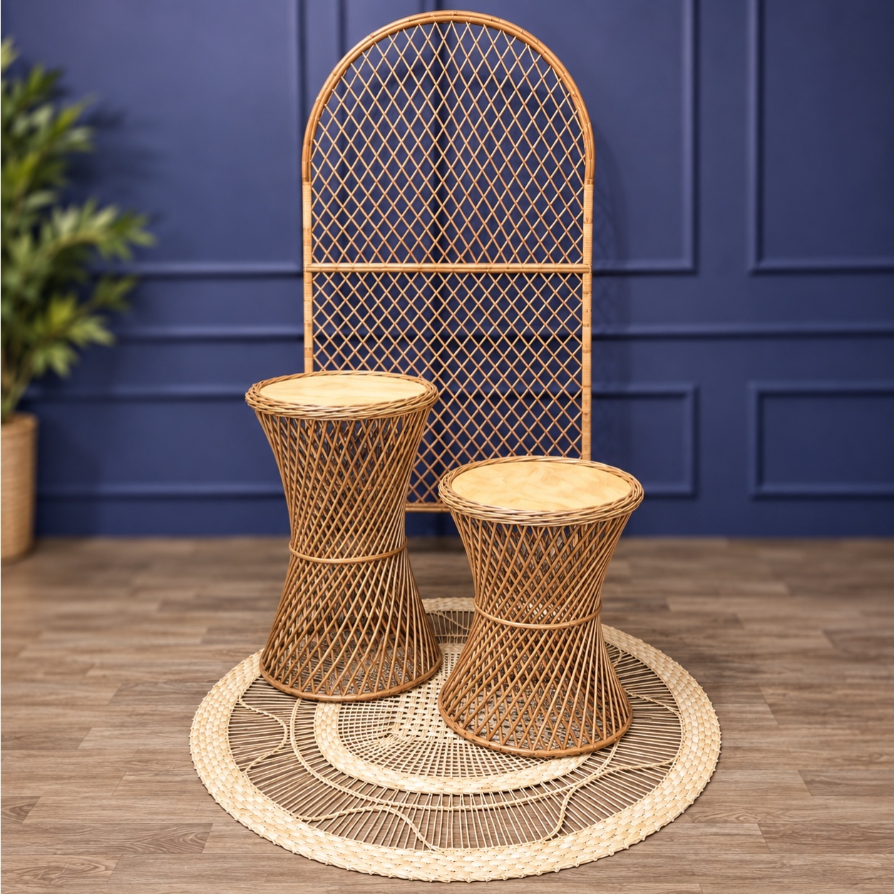 Kit Mobílias de Vime 8 - Tallentos Decorações 