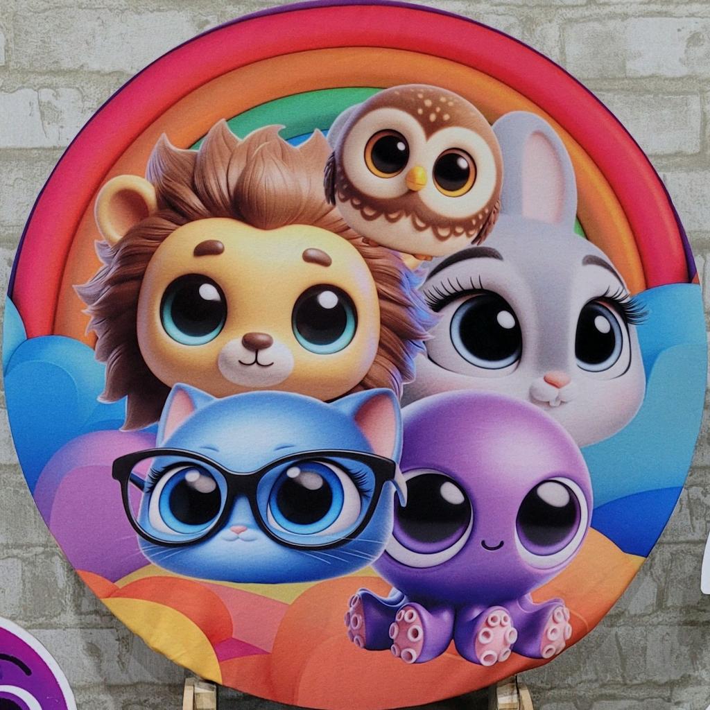 Mini Painel Bolofofos (50Cm) - Tallentos Decorações 