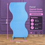 Alugue Painel Onda Azul - imagem 1