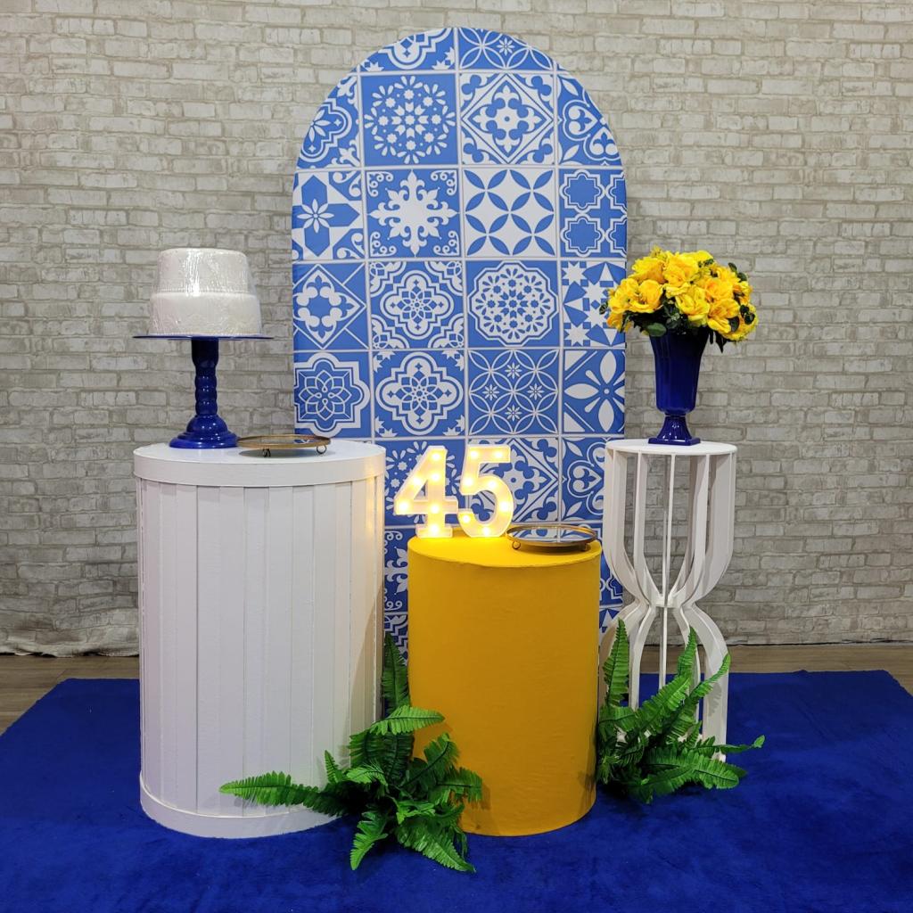 Alugue Tema Para Festa Decoração Limão Tecido ( Modelo 1 ) - Tallentos Decorações 