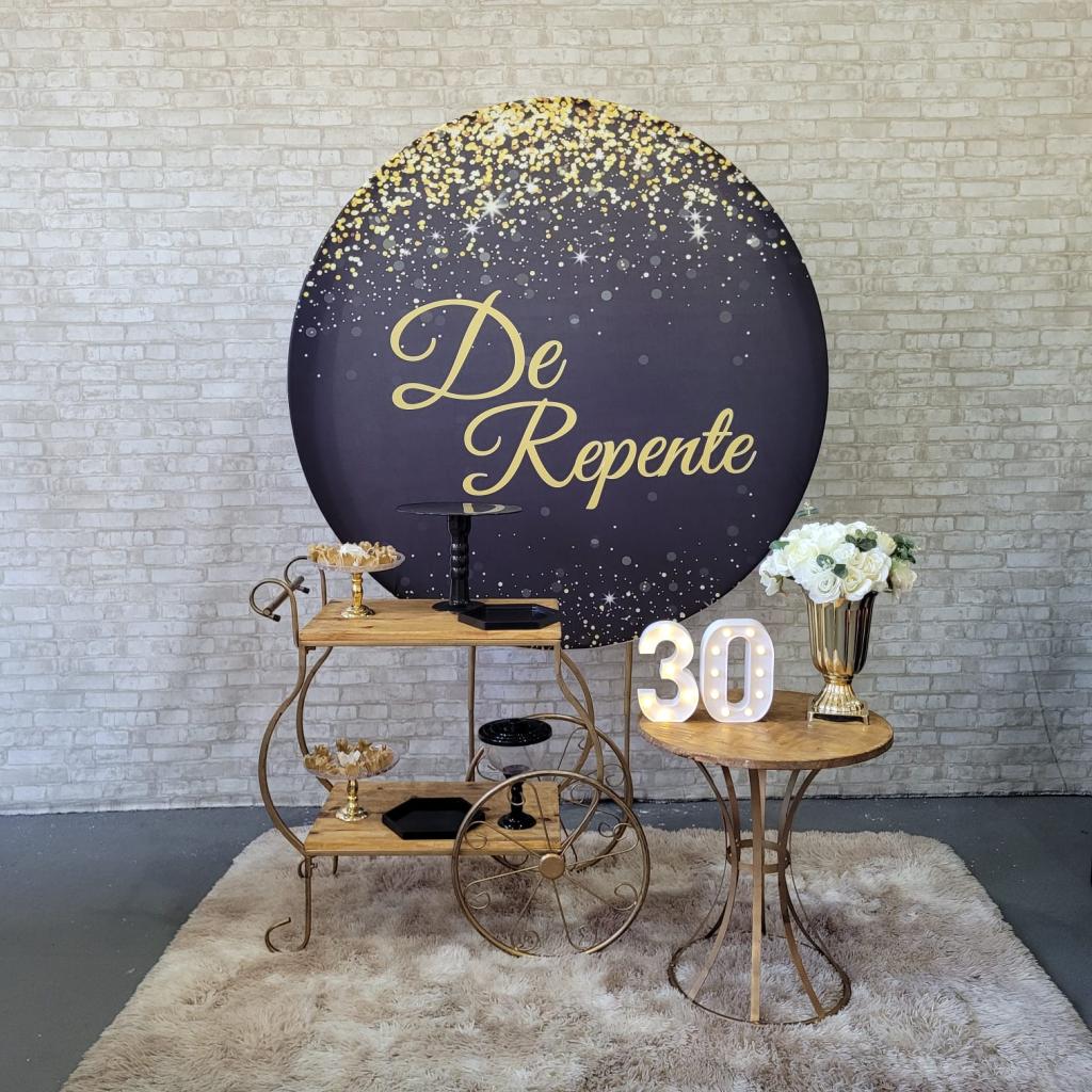 Alugue Tema Para Festa Decoração de Repente Tecido ( Modelo 3 ) - Tallentos Decorações 