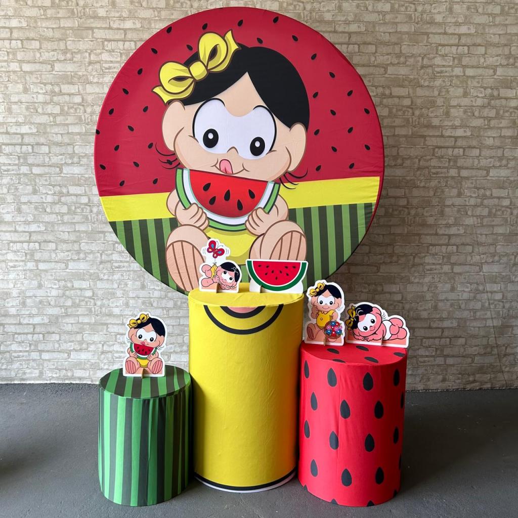 Alugue Tema Para Festa Decoração Magali Baby Tecido ( Modelo 1 ) - Tallentos Decorações 