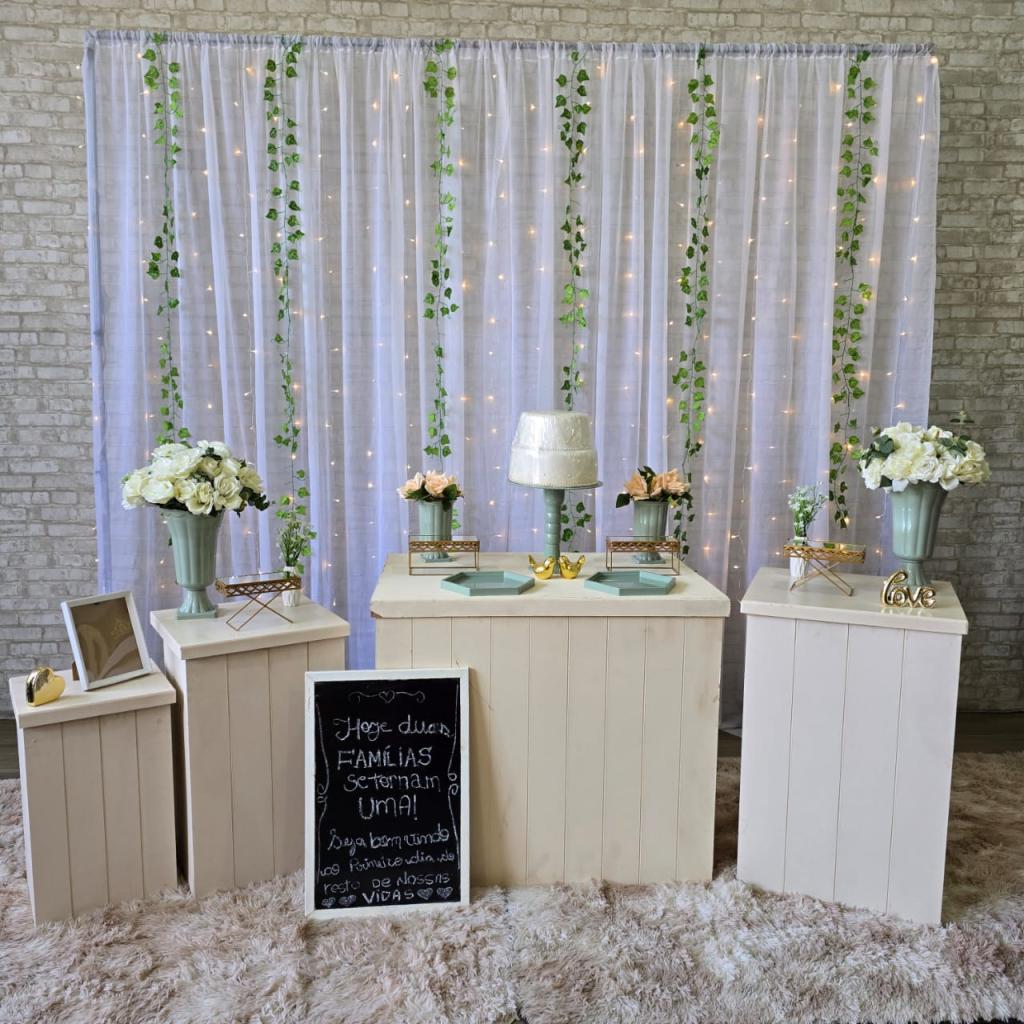 Alugue Uma Decoração Para Casamento Ou Noivado ( Modelo 15 ) - Tallentos Decorações 