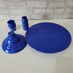 Alugue Boleira Colonial Regulável Lisa Azul - imagem 2