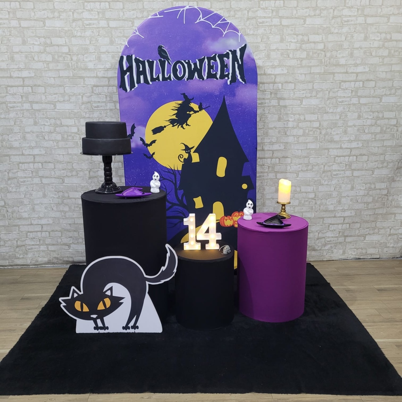 Alugue Tema Para Festa Decoração Halloween (Modelo 5) - Tallentos Decorações 
