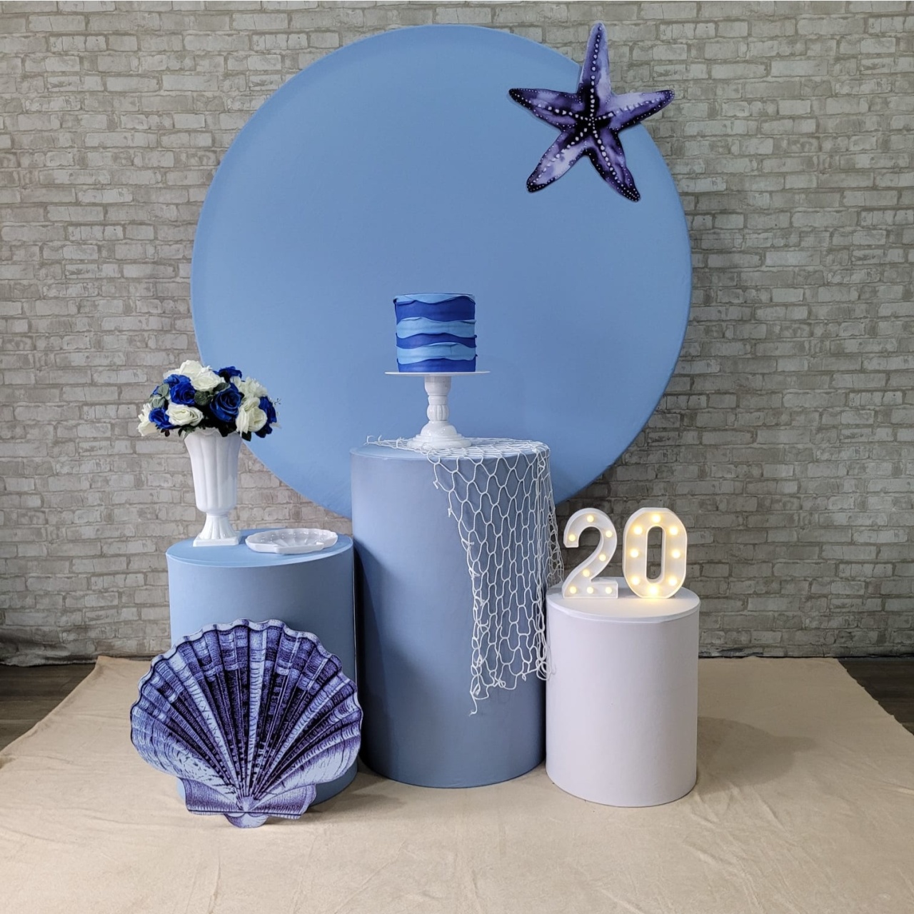 Alugue Tema Para Festa Decoração Fundo Do Mar Adulto ( Modelo 5) - Tallentos Decorações 