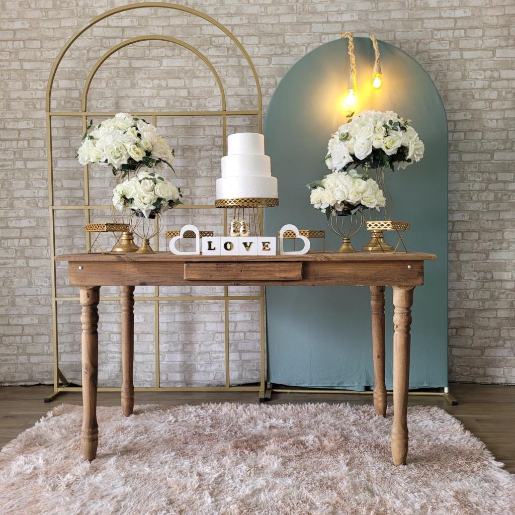 Alugue Uma Decoração Para Casamento Ou Noivado Rustico ( Modelo 04 ) - Tallentos Decorações 