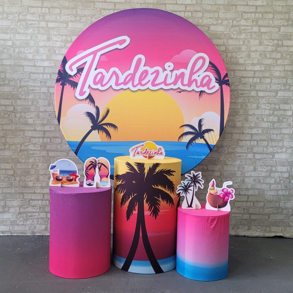 Alugue Tema Para Festa Decoração Tardezinha Tecido ( Modelo 1 ) - Tallentos Decorações 