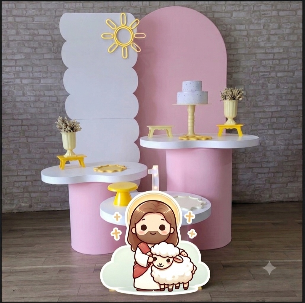 Alugue Tema Para Festa Decoração Jesus - Tallentos Decorações 